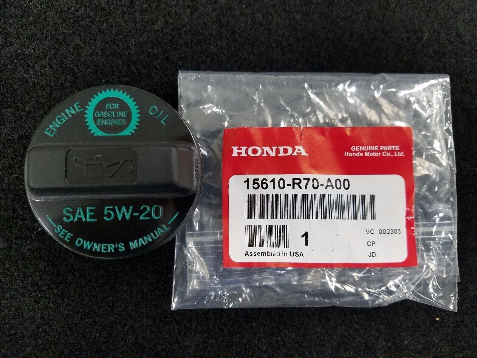 NEW GENUINE HONDA SAE 5W20 OIL FILLER CAP