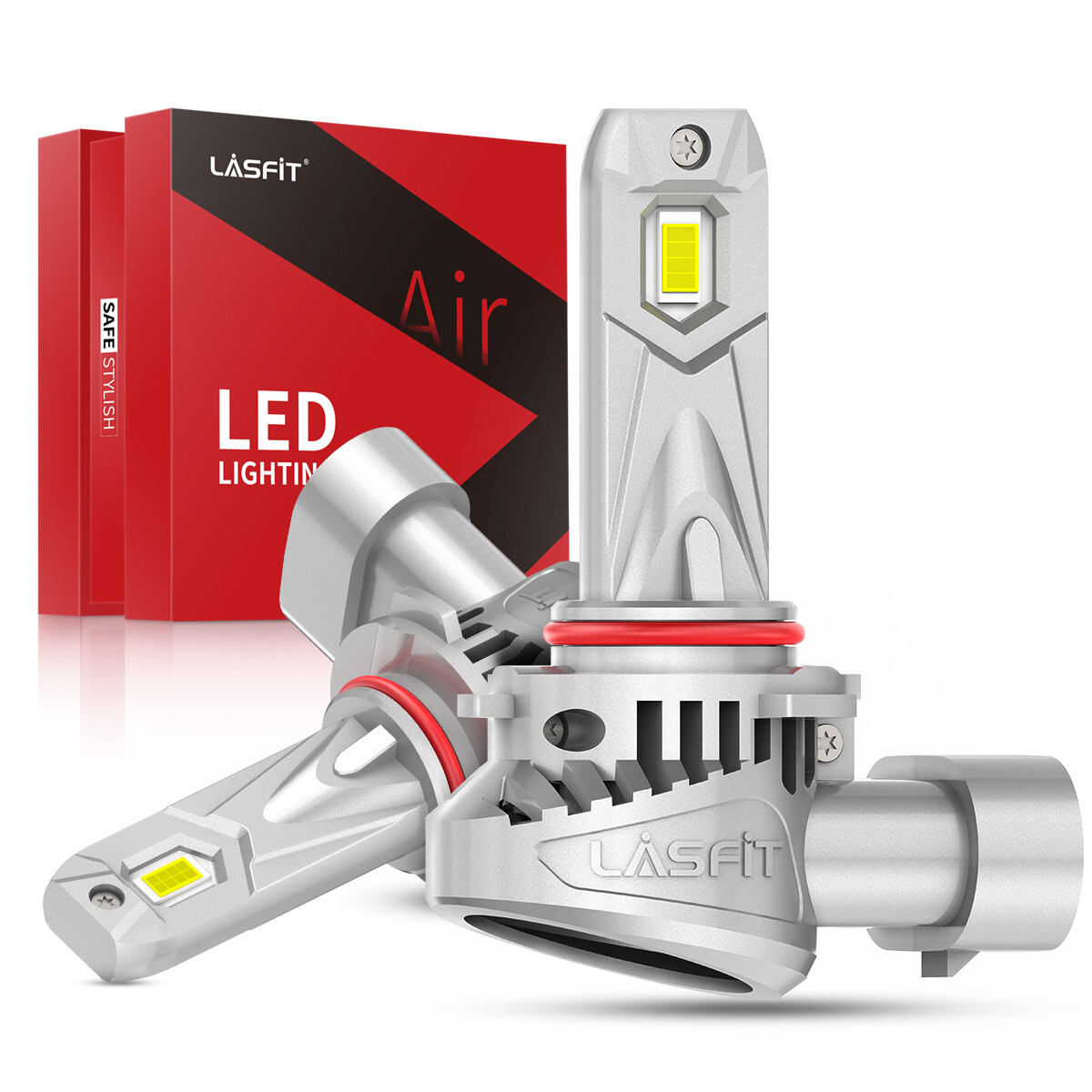 Lasfit 9005 HB3 LED Headlights Bulb High Beam 7000LM Bright White LCair Series