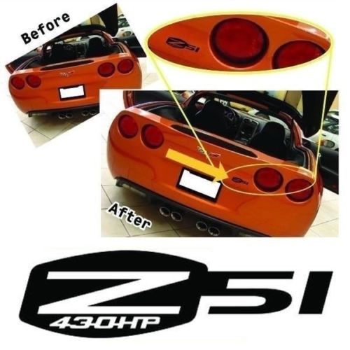 MG2002 – LS3 Rear Z51 430 HP decal / graphic fits 2008 Corvette