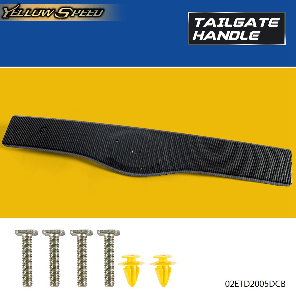Liftgate Tailgate Handle Carbon Fiber Look Fit For 05 06 07 2004-2009 Prius