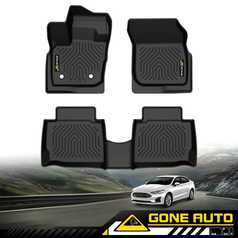 3Pcs TPE Floor Liner Fit For 2017-2020 Ford Fusion Floor Mats All-Weather