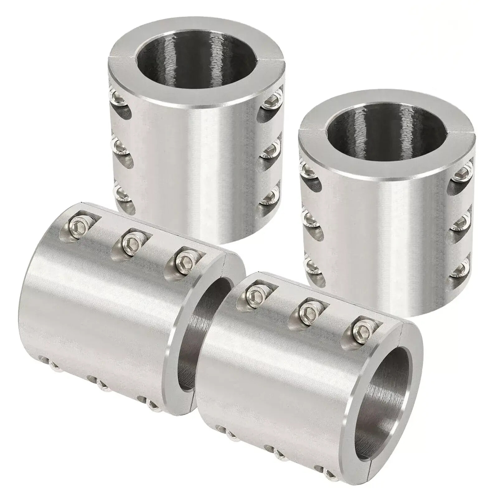 2″ OD Size tube clamps bolt on / clamp on weldable roll cage mounts HD 4 Pieces