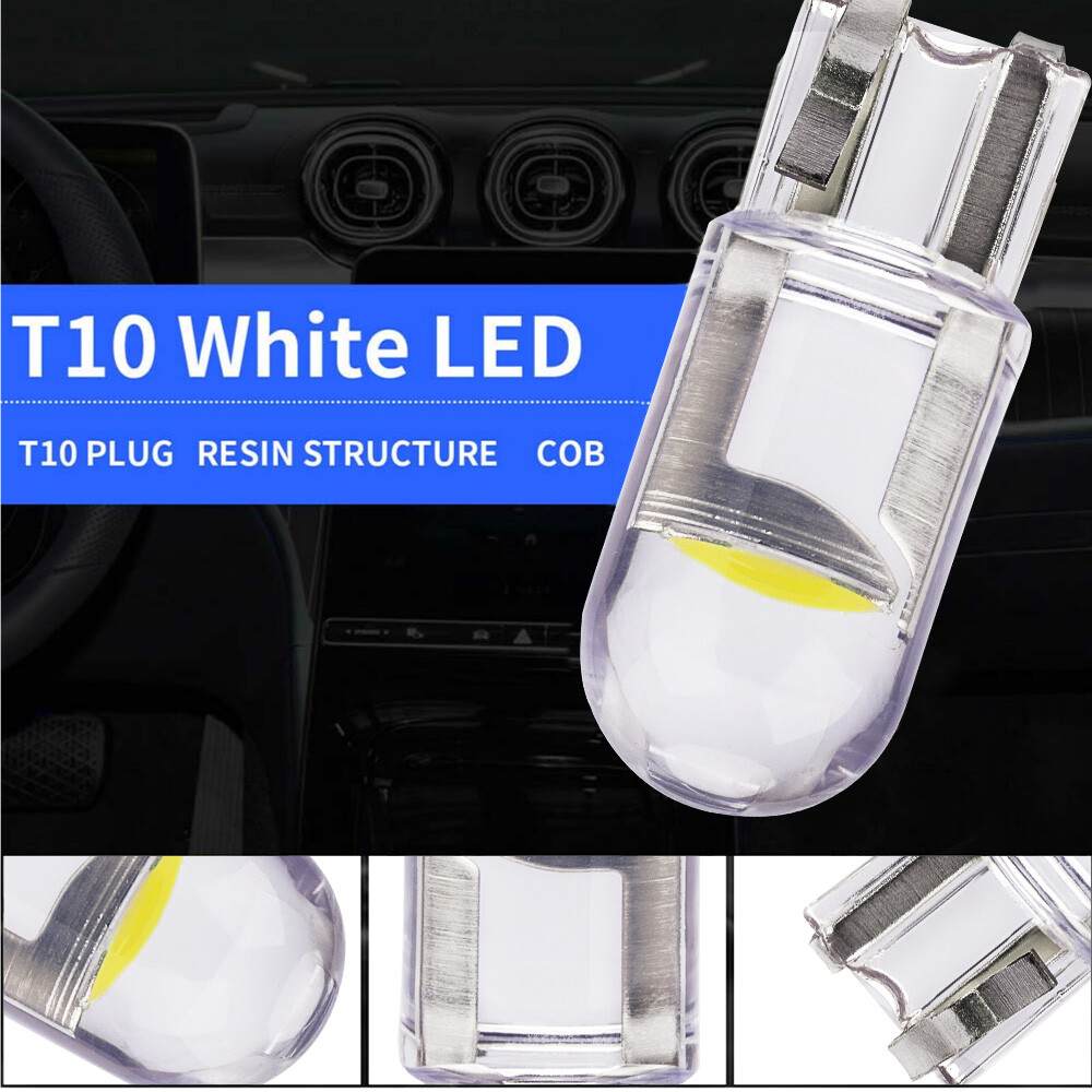 30X T10 W5W 194 168 White LED Car Interior Light Bulb License Plate Reading Lamp