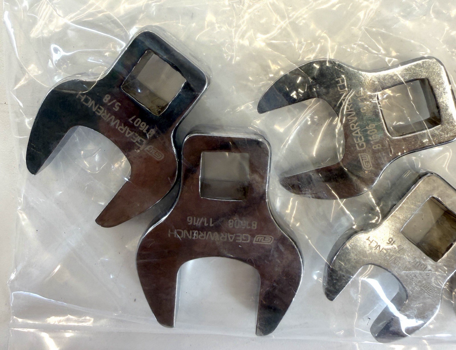 GEARWRENCH 11 Pc 3/8 in SAE Drive Crowfoot Wrench Set 3/8- 1 in Model 81908
