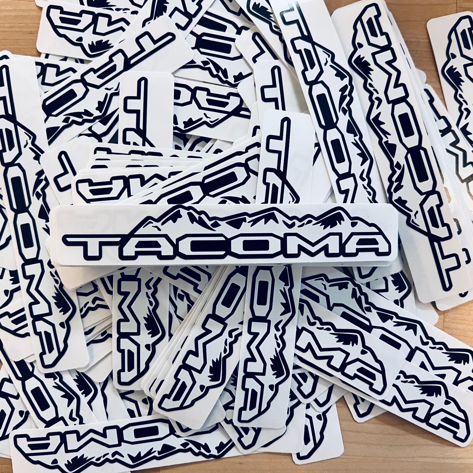 Tacoma Mountain Sticker (10 Pk) Vinyl Water Proof Novelty Toyota Stickers decals