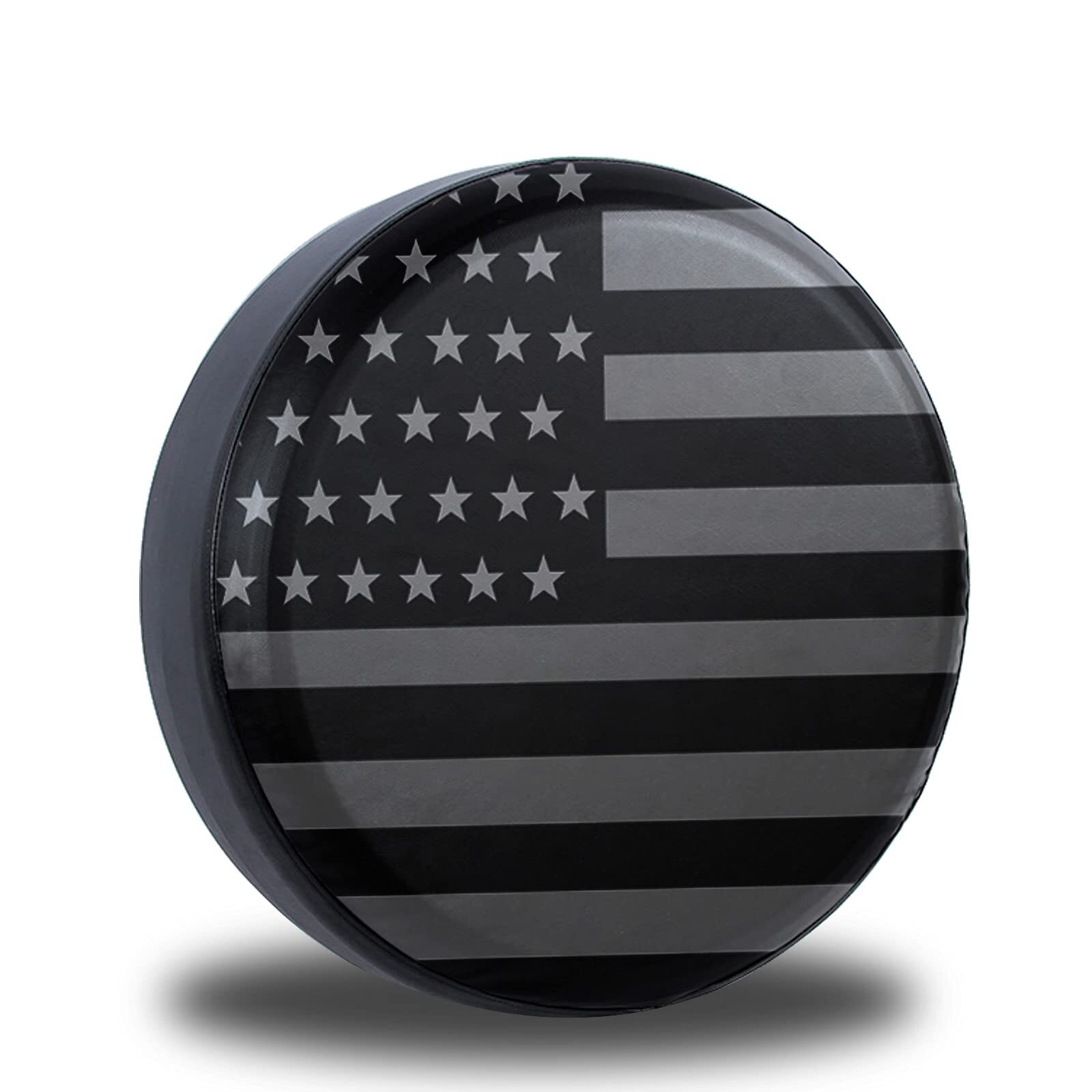 17″ American Flag Spare Tire Cover Fit Jeep Wrangler Rv SUV Truck Travel Trailer