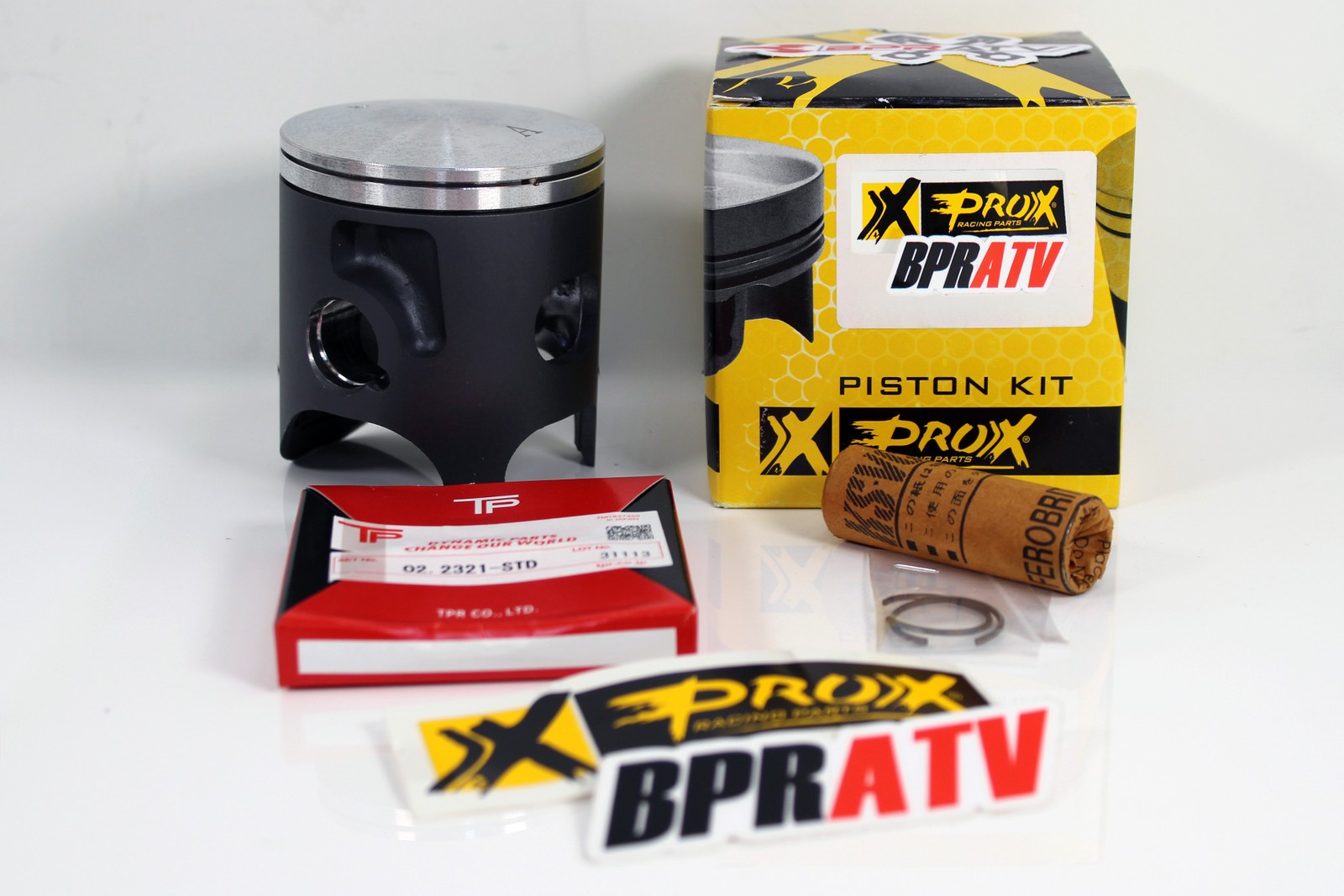 Yamaha Banshee Top End Rebuild Kit ProX Pistons Cometic Gaskets & 64mm Cylinders