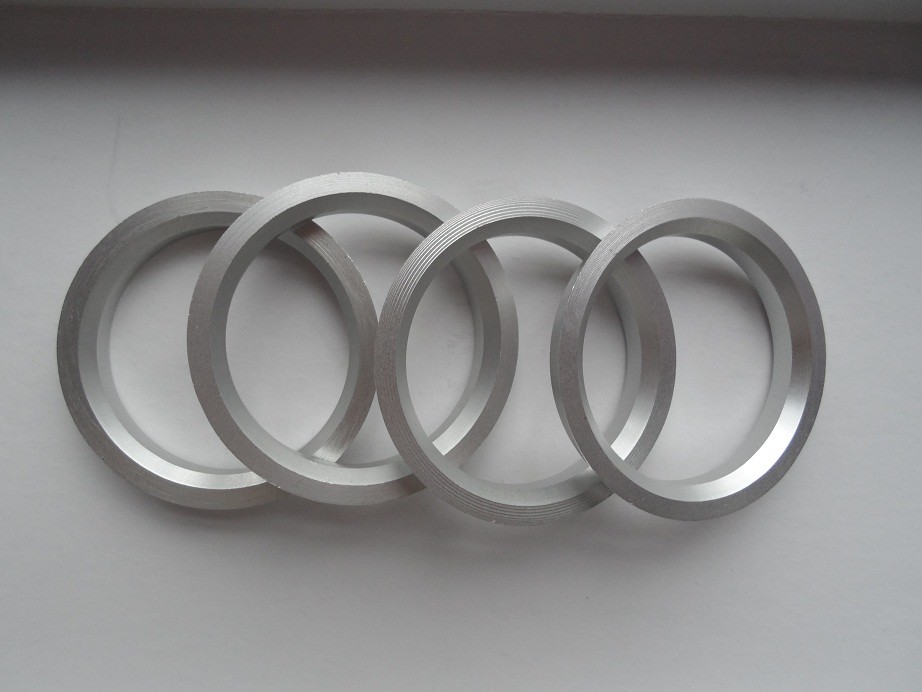 set of 4pcs Aluminium HUB CENTRIC HUBCENTRIC RING RINGS ID 66.56mm to OD 74.1mm