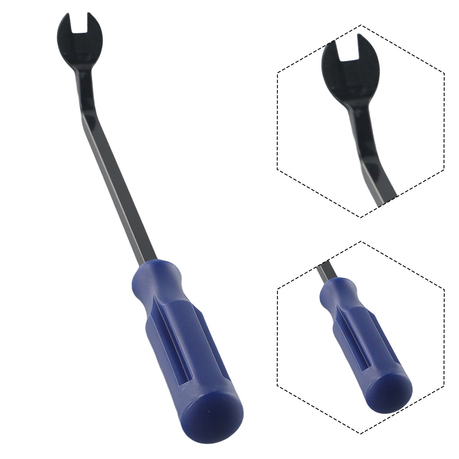 Puller Pry Tool Door Removal Tool Panel Trim Plastic + Iron 1pc 22.5CM