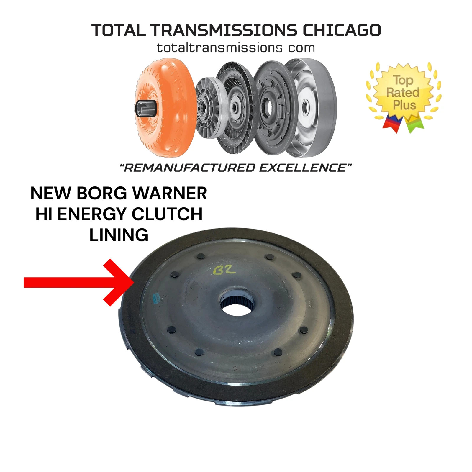 2500-2800 STALL 4L80-4L80E 10 INCH LOCK UP-FREE SHIPPING NO CORE CHARGE