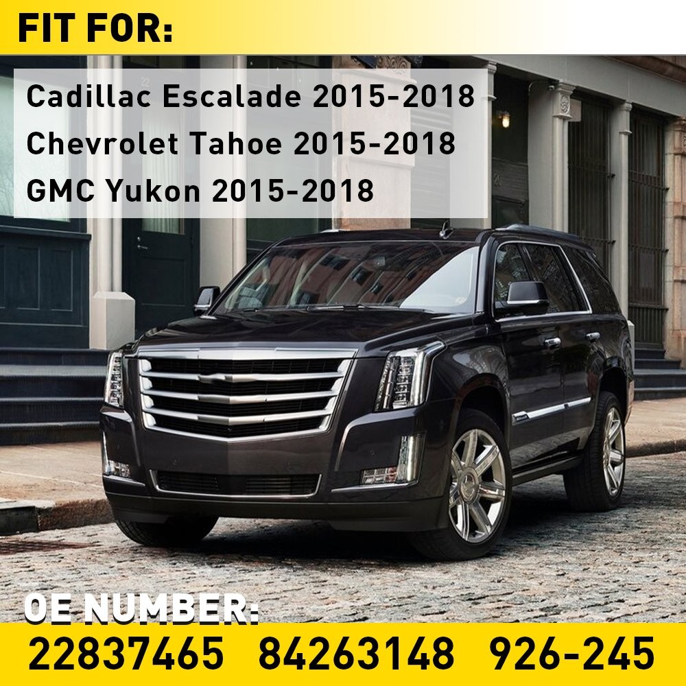 926-245 Door Applique fits 2015-2018 Escalade Tahoe Yukon 22837465 Rear Right