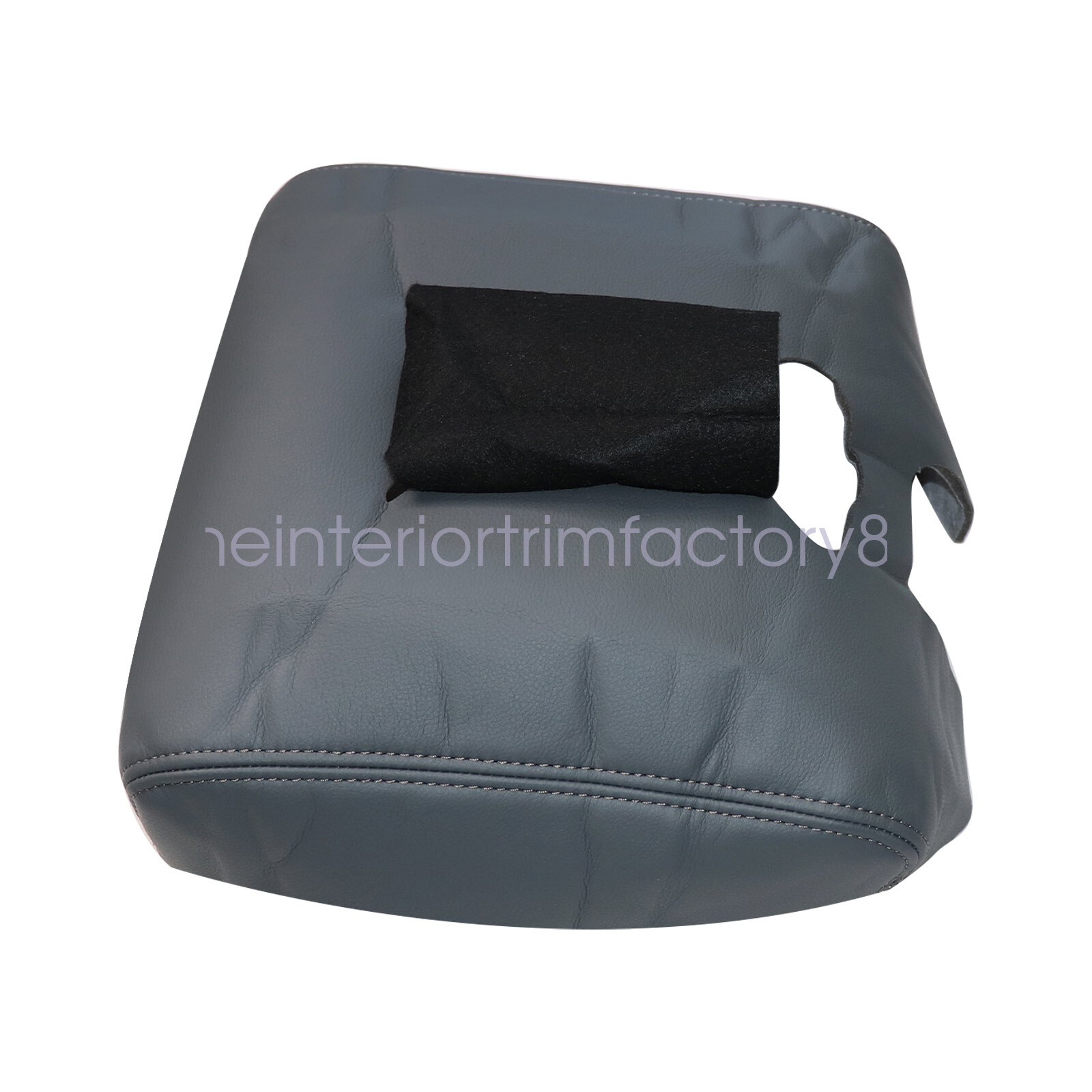 For 2014-18 Chevy Silverado 1500 2500 3500 Console Lid Armrest Cover Dark Gray