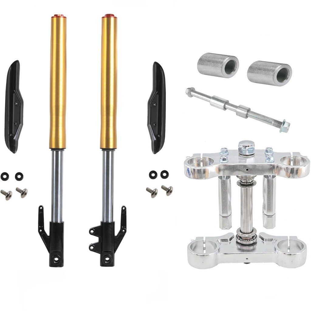 630mm 45/48mm Front Forks Triple for MX650 CRF50 MX500 Mini Pit Bike Razor Trail