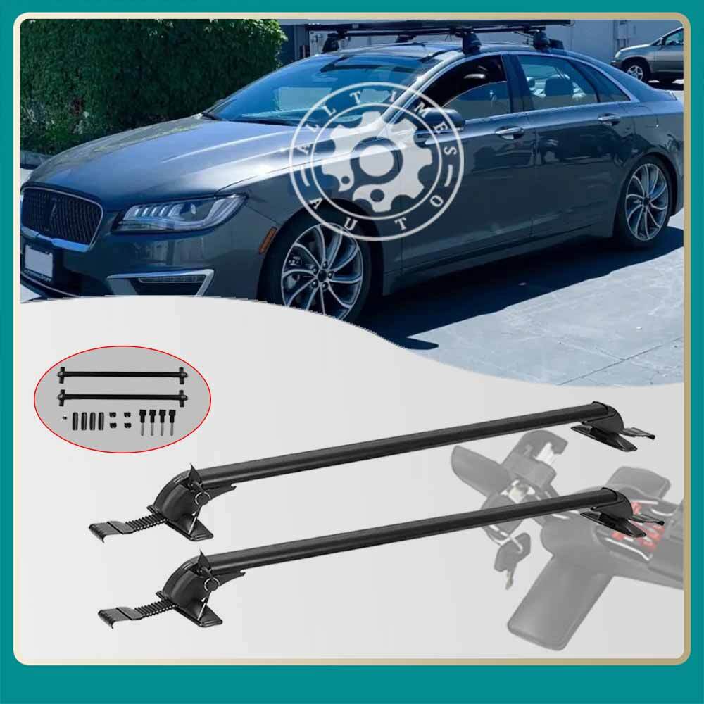 For Lincoln MKZ MKS MKT Luggage Carrier W/ Lock Top Roof Rack Cross Bar AB