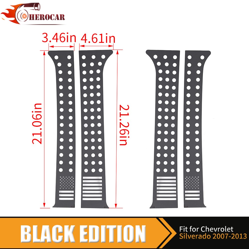 Window Pillar Posts Cover For Chevy Silverado SIERRA Avalanche 07-13 Accessories