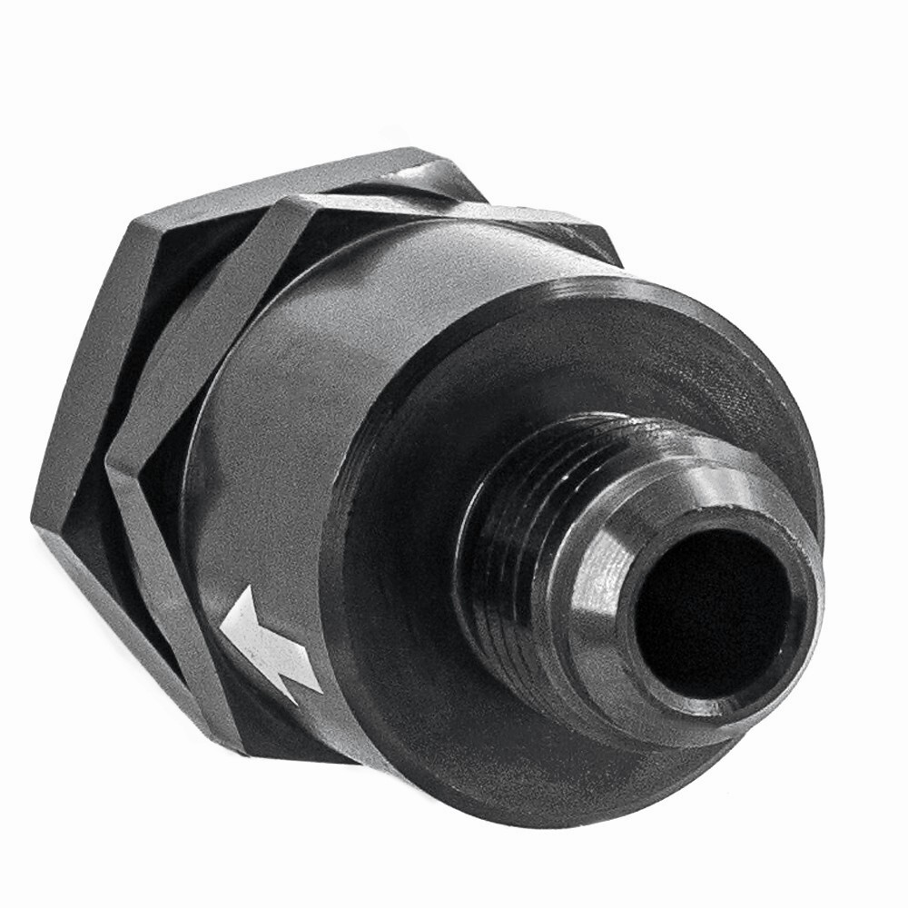 2PCS AN6 6AN Male One Way Check Valve for E85 Gasoline Black Anoized Aluminum