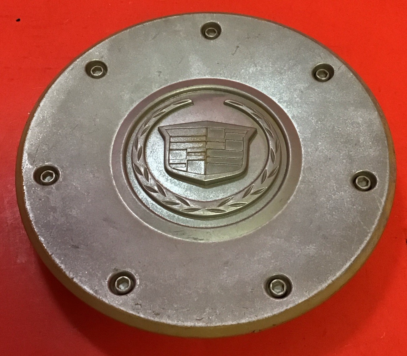 2003- 04 CADILLAC CTS GM 16″ RIM POLISHED ALUMINIUM CENTERCAP 9593653 /16906
