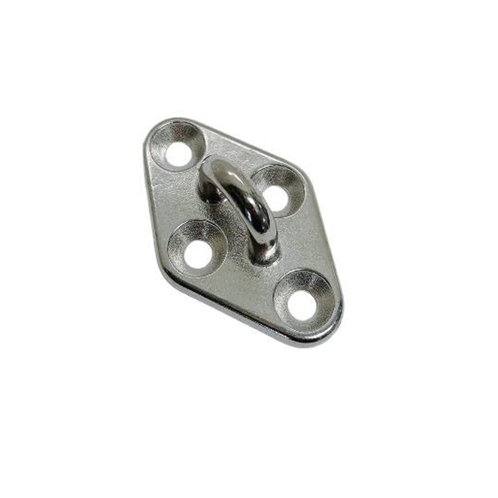 Marine Boat Stainless Steel T304 1/4″ Diamond Pad Eye Welded Eye Pad Lift Rig