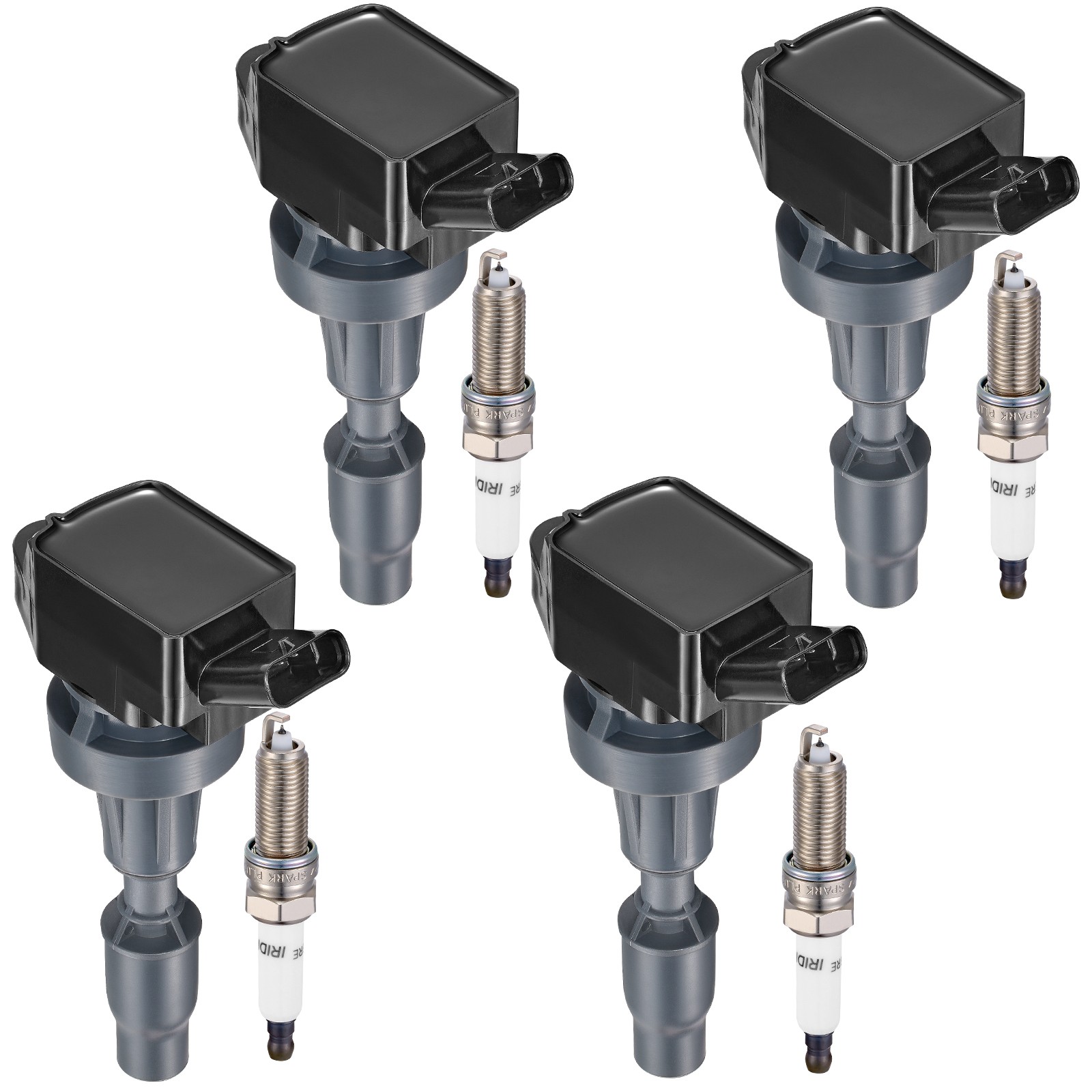 4x Ignition Coil and 4 Iridium Spark Plugs Kit Fits 2019-2023 Kia Forte 1.6L