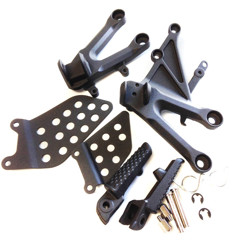 HTTMT Foot Peg For Honda CBR1000RR 2004 2005 2006 2007 Black Front Rider Bracket