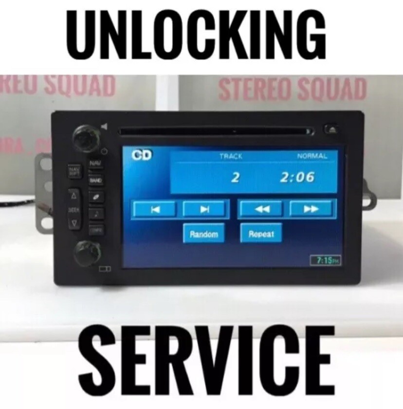 GM RADIO UNLOCKING SERVICE ONLY . WE WILL UNLOCK YOUR GM RADIO “U039”
