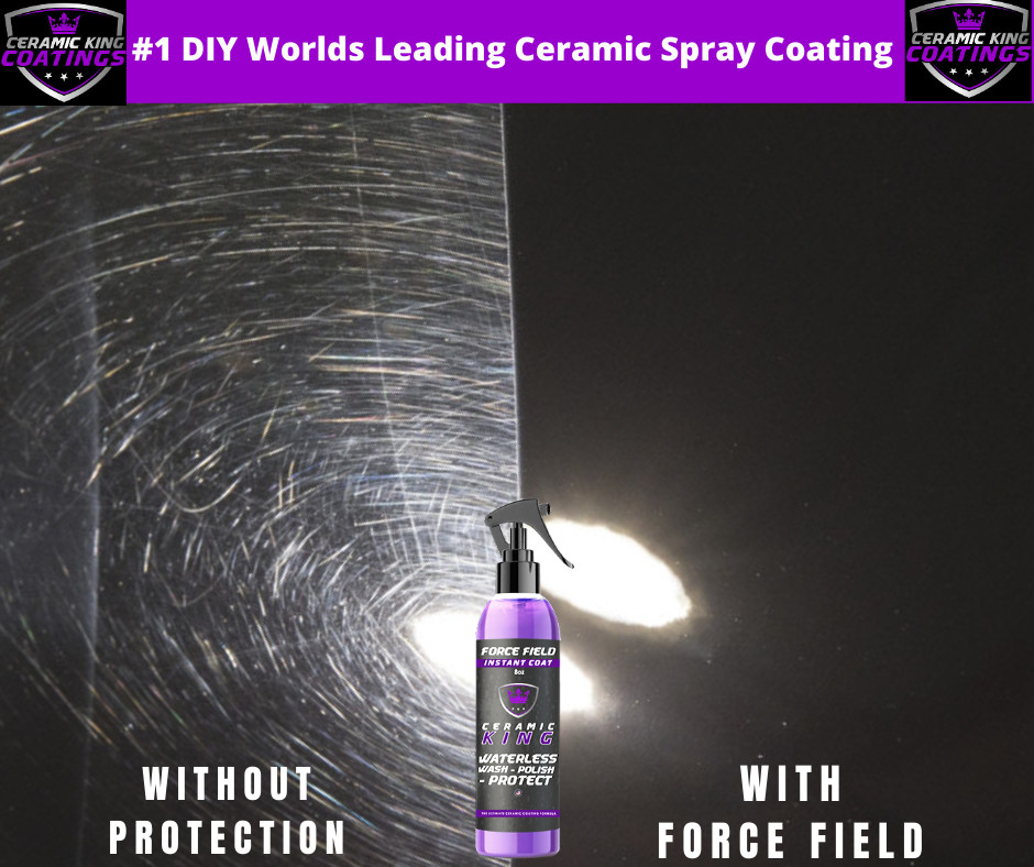 FORCE FIELD NANO CERAMIC CAR COATING SPRAY PRO PAINT SEALANT CAR POLISH WAX