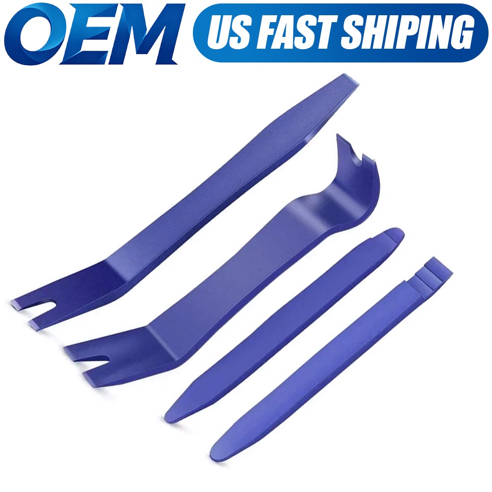 Trim Tool 4PC Removal Set Dashboard Door Panel Plastic Car Audio Dash Pry Kit X4