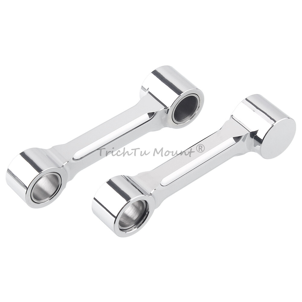 Chrome Front Fender Mount Bracket Kit For Harley Softail Springer FXSTS 1993-06
