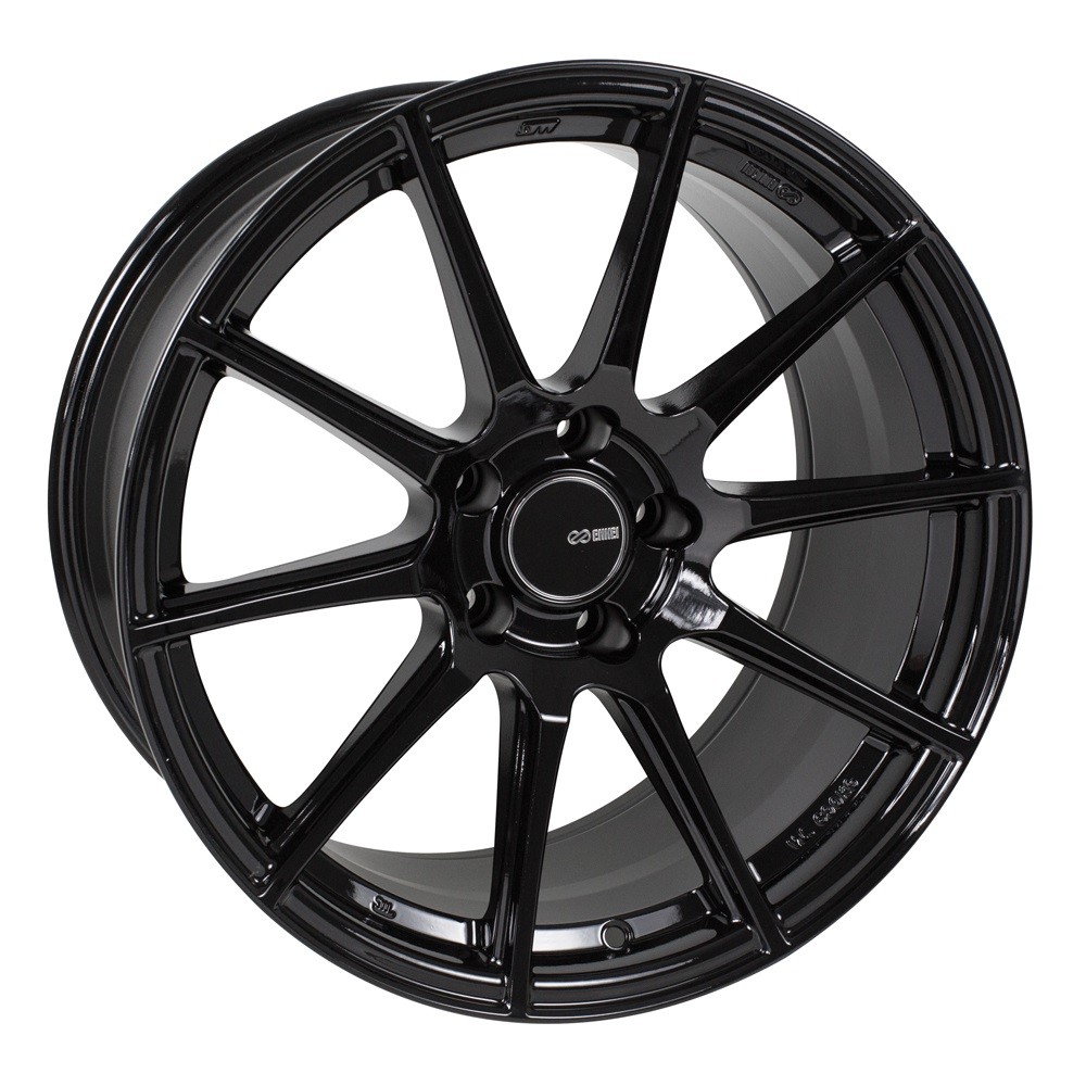 BLEM WHEEL – ENKEI TS10 Rim 17X8 4X100 Offset 40 Gloss Black