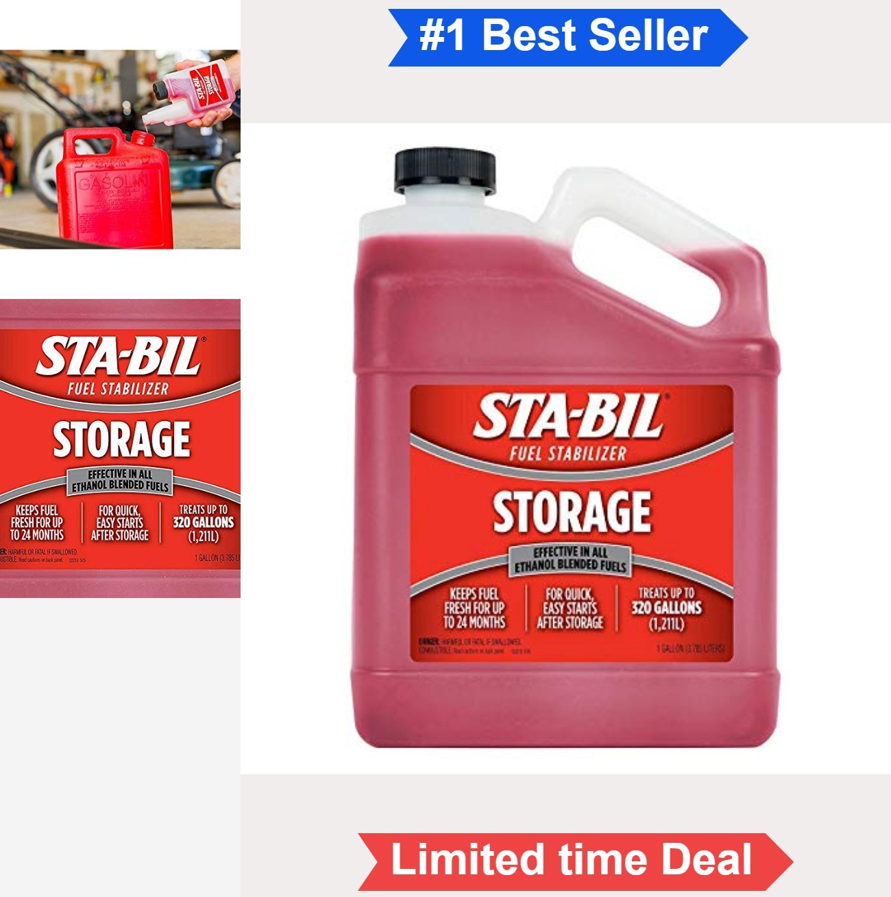 Fuel Stabilizer 1 Gallon 128 Fl Oz Gasoline Treatment Marine Ethanol Engine
