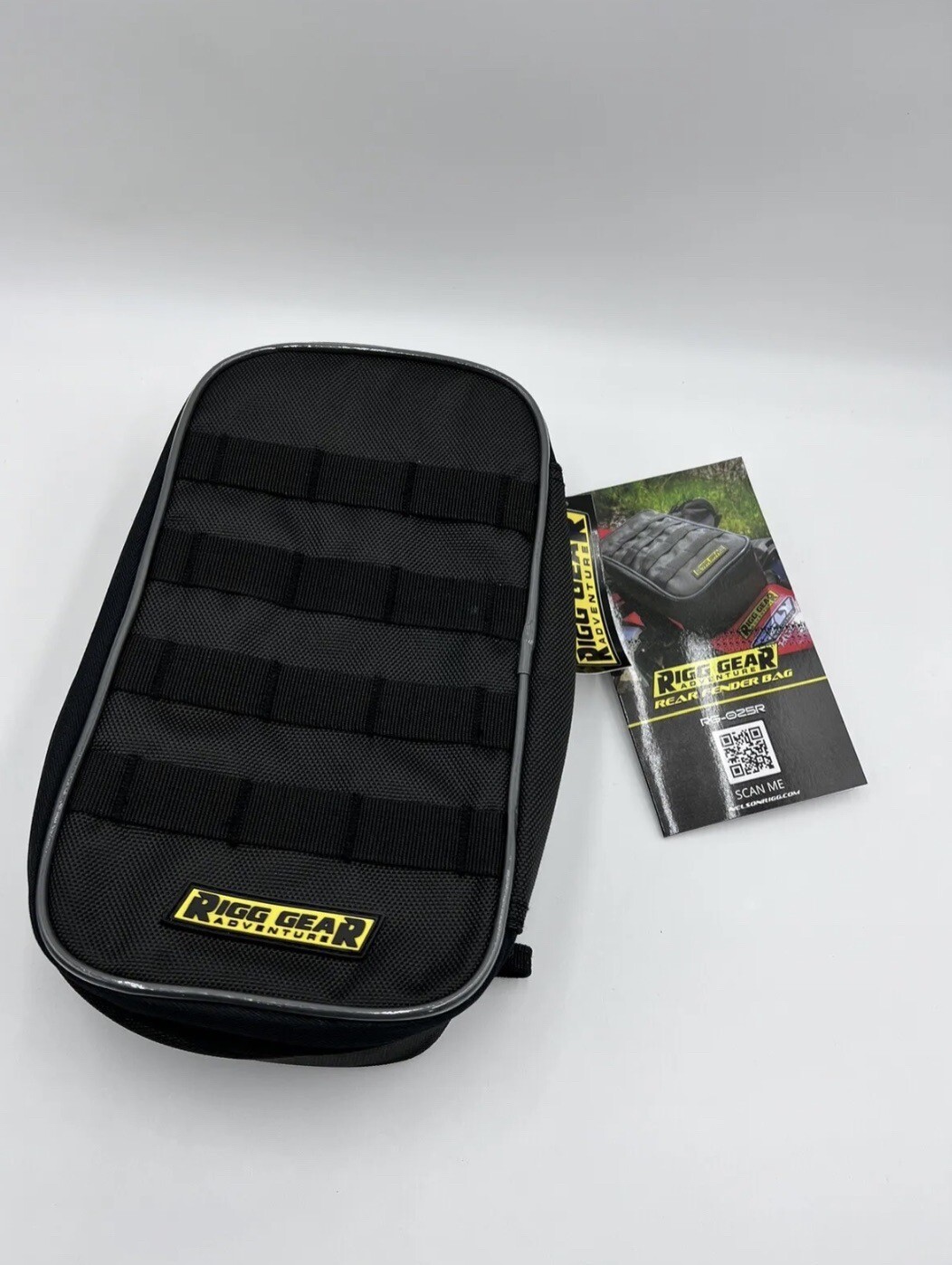 Nelson RIGG GEAR Dirt Bike Sport Rear Fender Bag W/ Tool Roll, RG-025R Black. K6