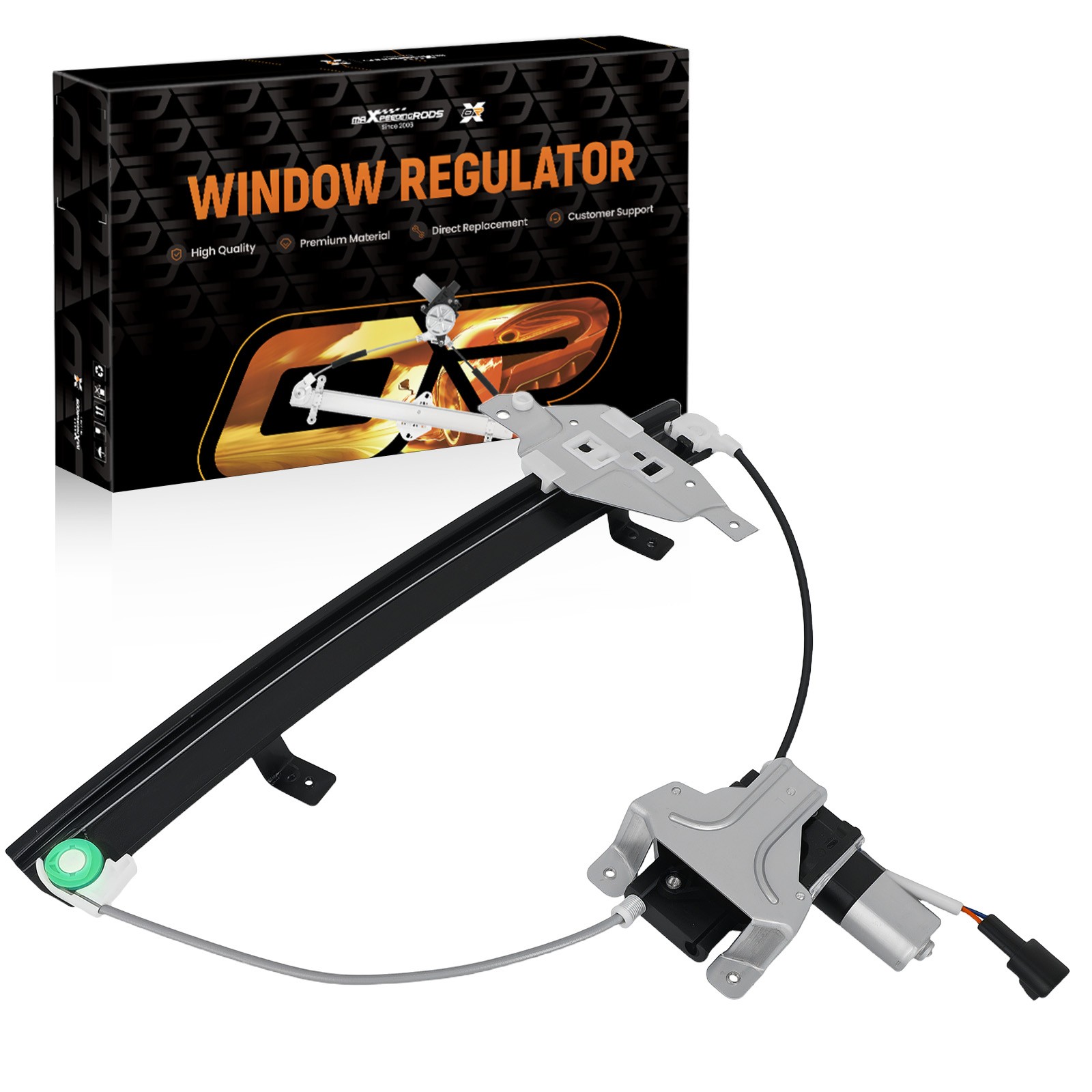 1pc Power Window Regulator w/ Motor Front Left Driver For Buick Century Regal