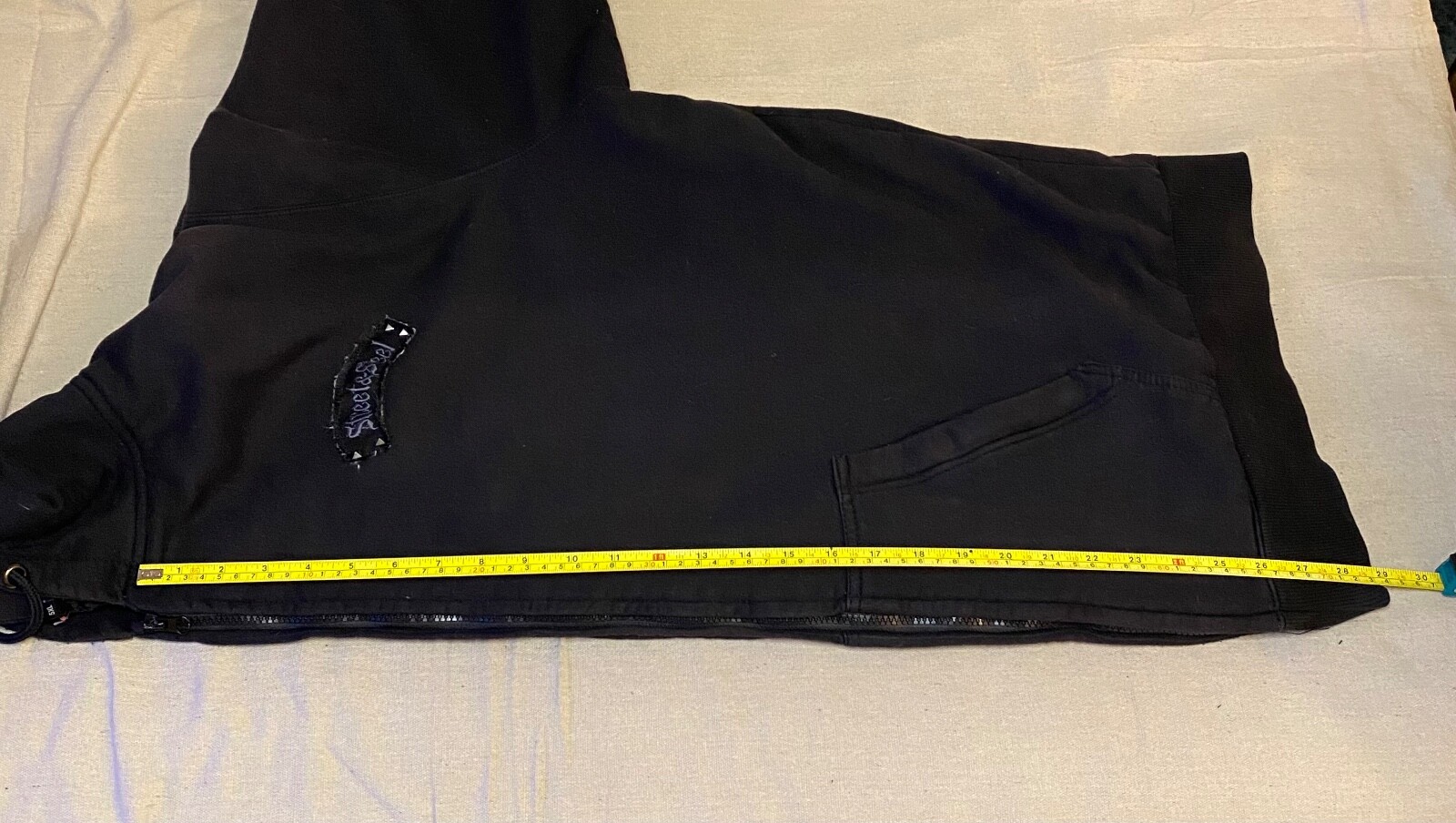 Street & Steel Biker’s Hoodie Motorcycle Zip Up Lined Jacket Sweatshirt size 5XL