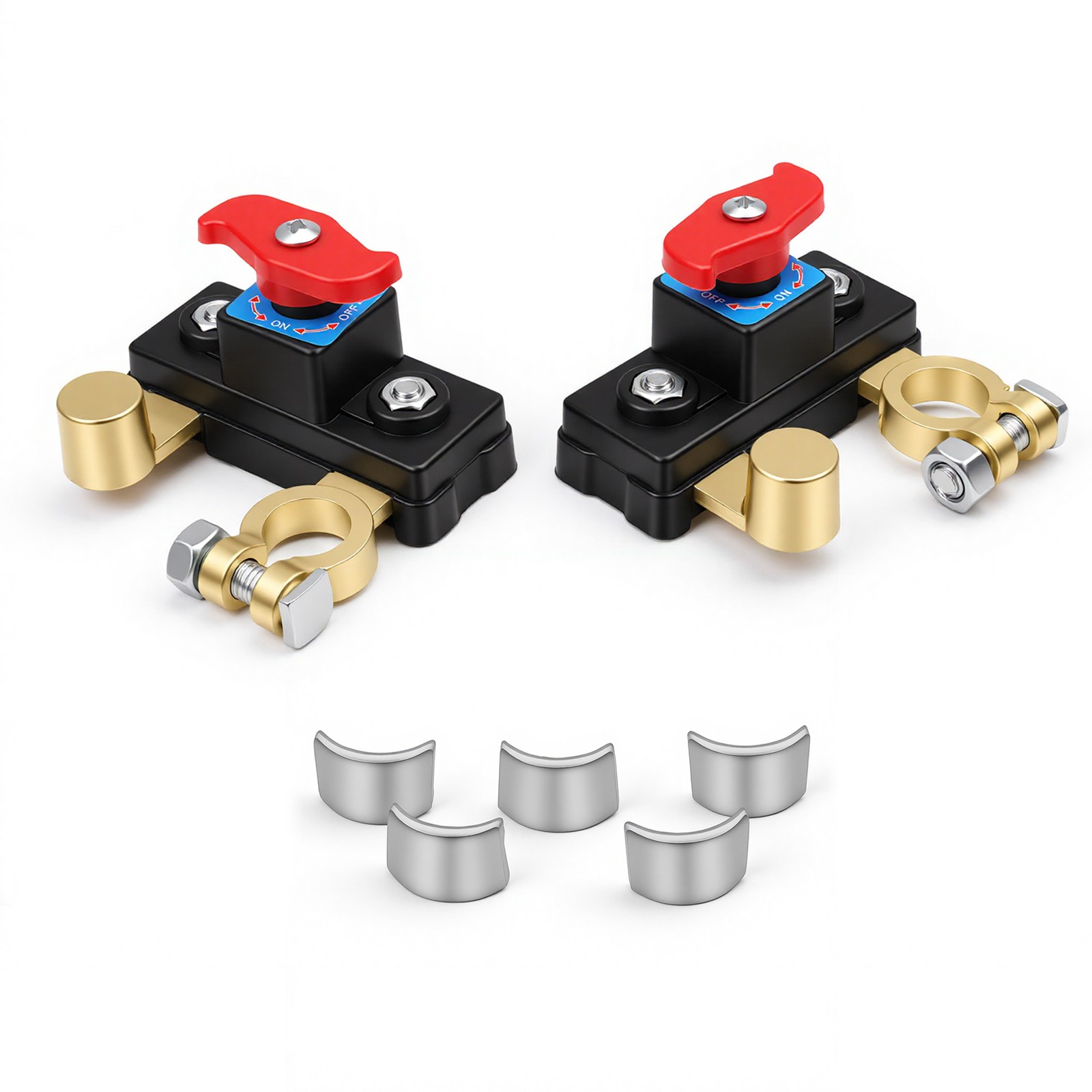 Blade Battery Disconnect Switch 12V/24V Copper Side Post Shut Off for Boat Car