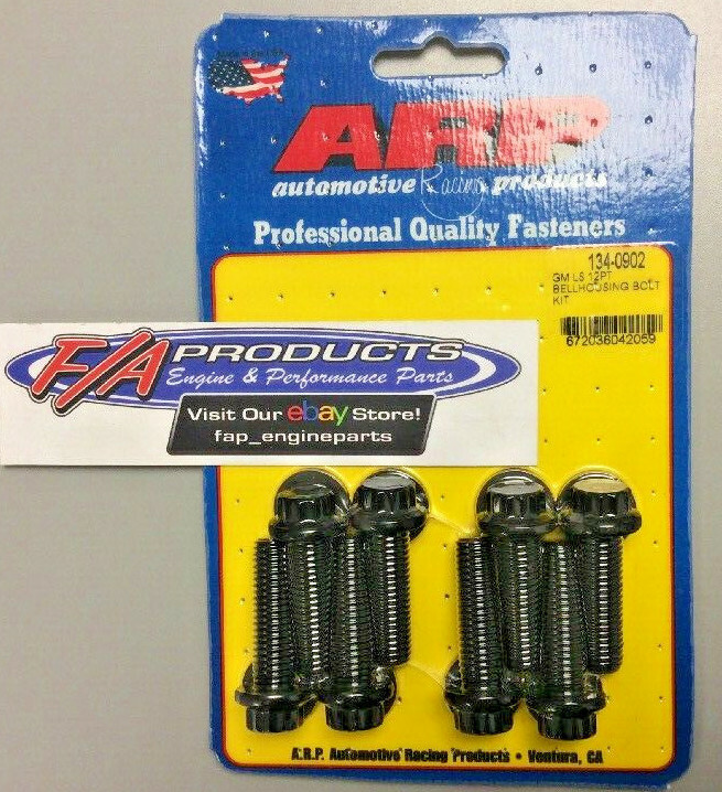 ARP 134-0902 Chevy LS Engines 12 Point 12mm M10X1.5 1.375″ Bell Housing Bolt Kit
