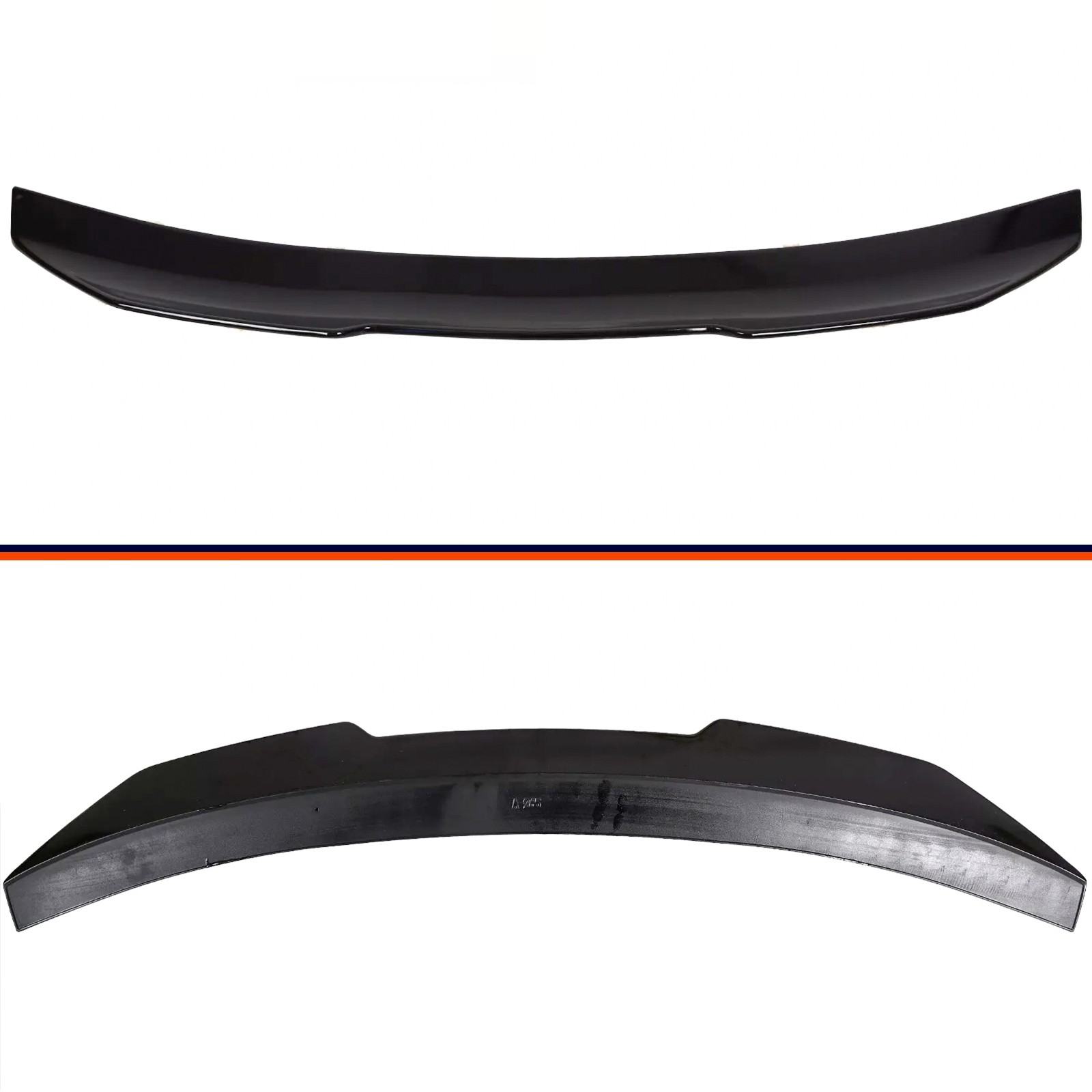 Rear Trunk Spoiler Wing for 2017-2024 Audi A4 S4 B9 Sedan High Kick Glossy Black