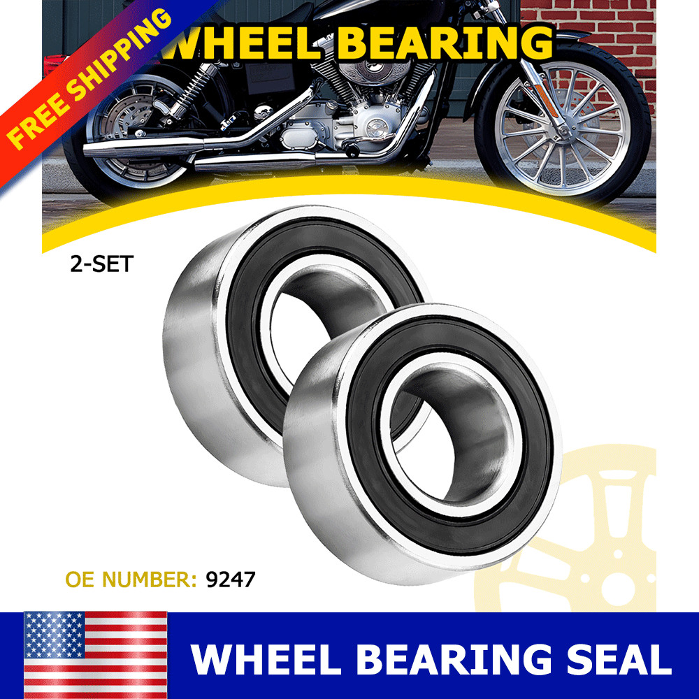 1″ Sealed Wheel Bearings Front Rear For Harley-Davidson 9247 1.00″ x 52mm x 21mm