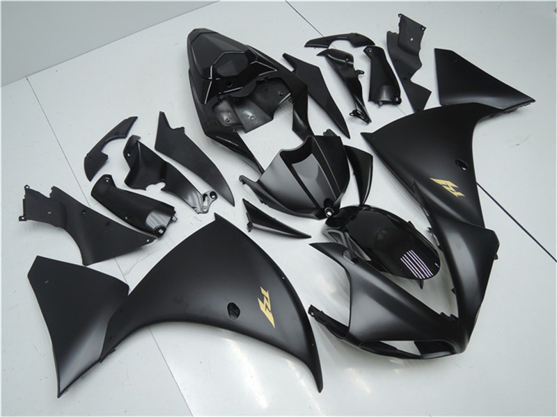 FKH Fit for 2009-2011 Yamaha YZF R1 Injection Molding Black ABS Fairing Body