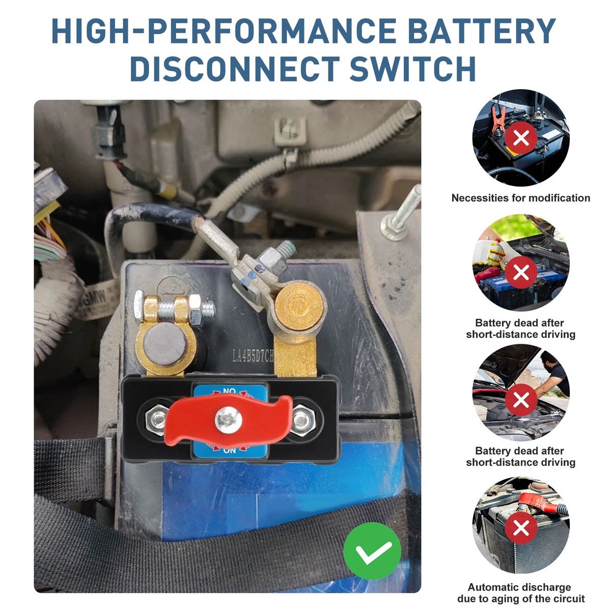 Battery Master Disconnect Switch – Body Pure Copper Negative Disconnect Switch
