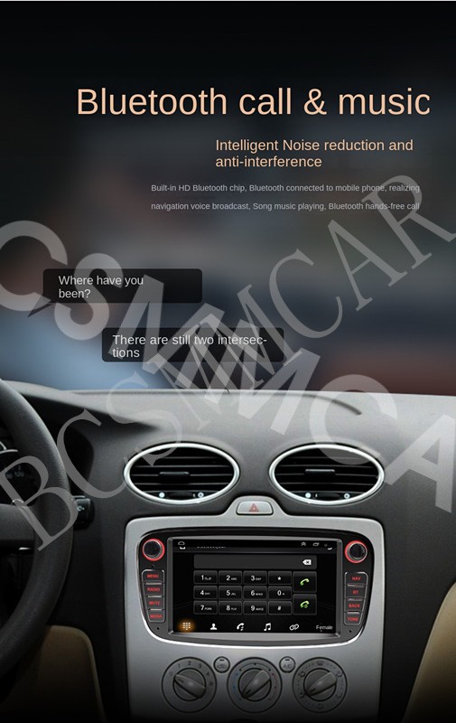 7in Touch Screen Car MP5 Player FM RDS DAB+ 1+32G Fit For Ford Focus 2004-2012