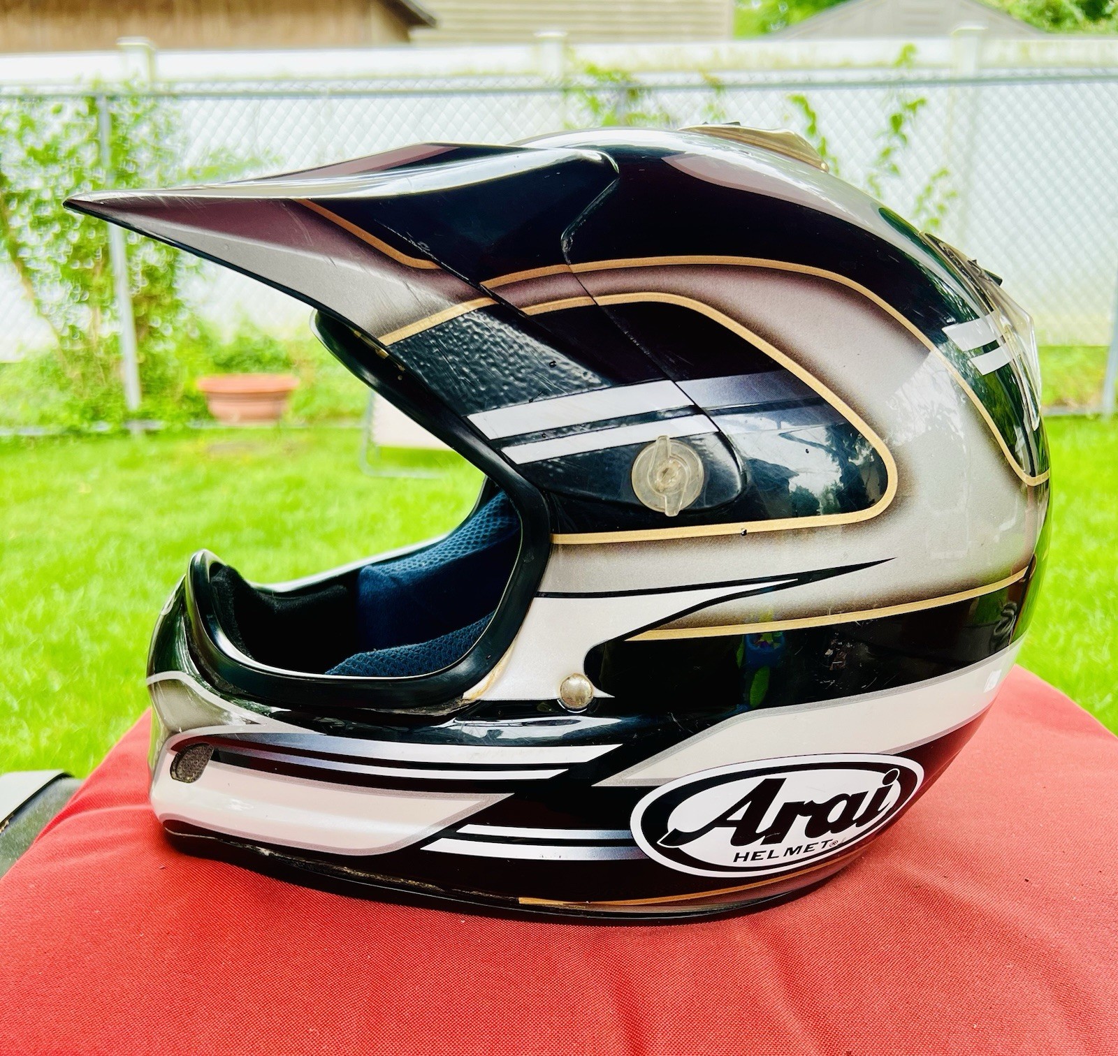 Vintage 2001 Arai VX-Pro/Victory Paint/Full Face Helmet/Tribal/Size Large