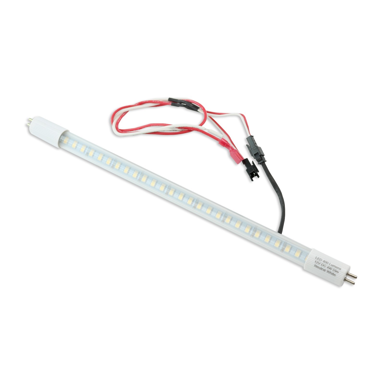 1..10-30V DC LED F8T5 Tube Light Bulb 12″ (1FT)- 4W Cool White for RV trailer
