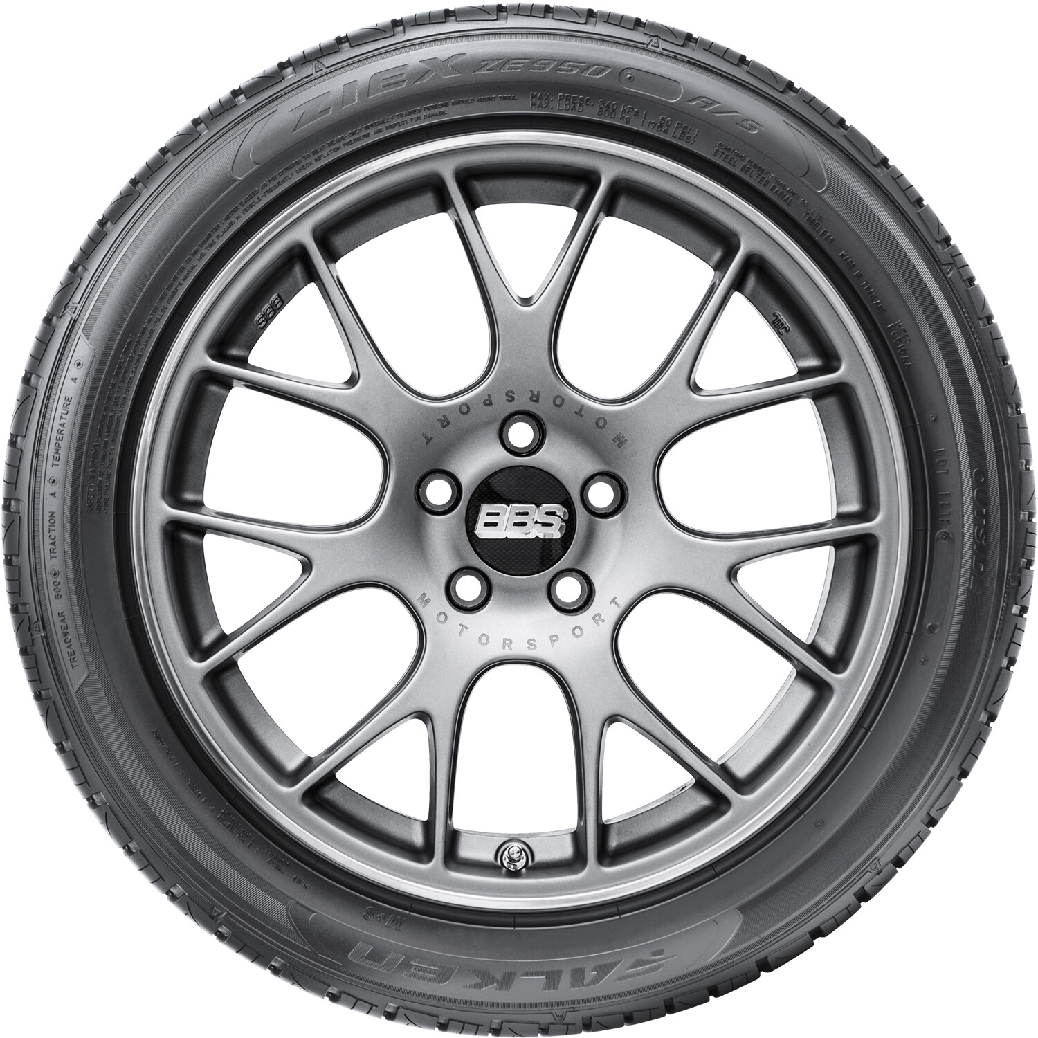 2 Tires Falken Ziex ZE950 A/S 215/55R17 94W AS Performance