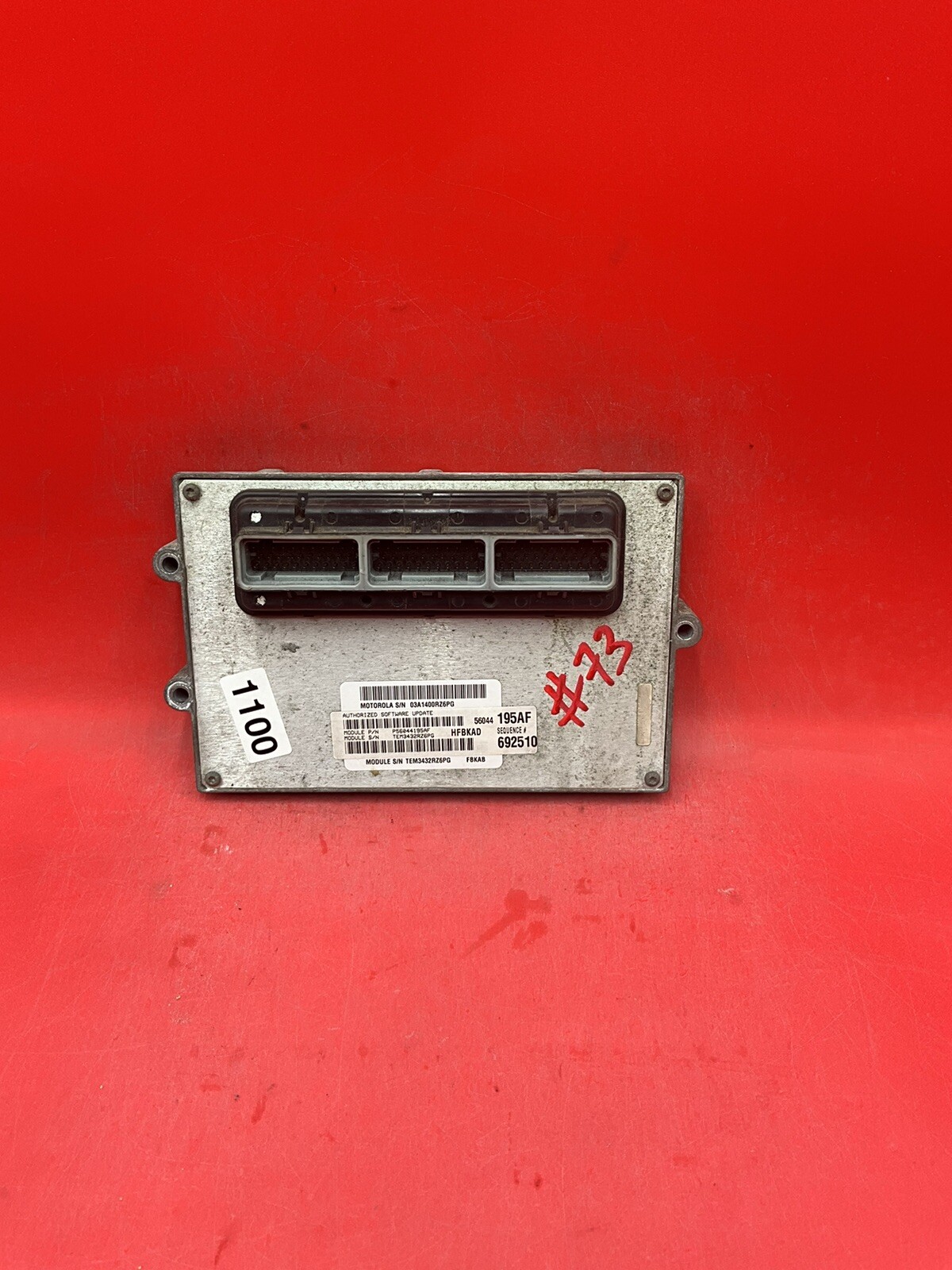 56044195AF | 2003 JEEP LIBERTY PCM 3.7L ECM ENGINE COMPUTER ECU