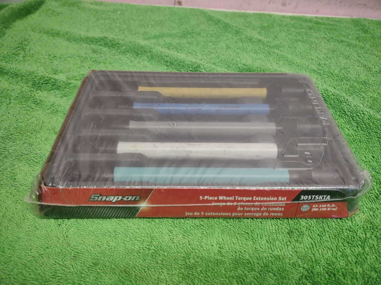 New!!! snap on 305TSKTA 5 pc wheel torque extension set sealed