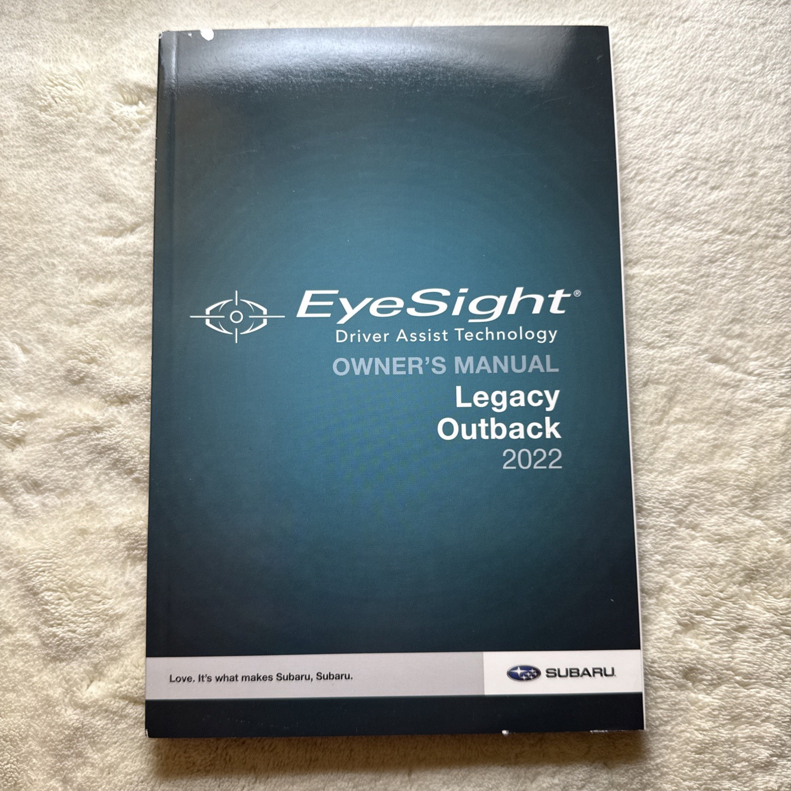 2022 Subaru Outback owners manual Set with Navigation Eyesight and Case OEM