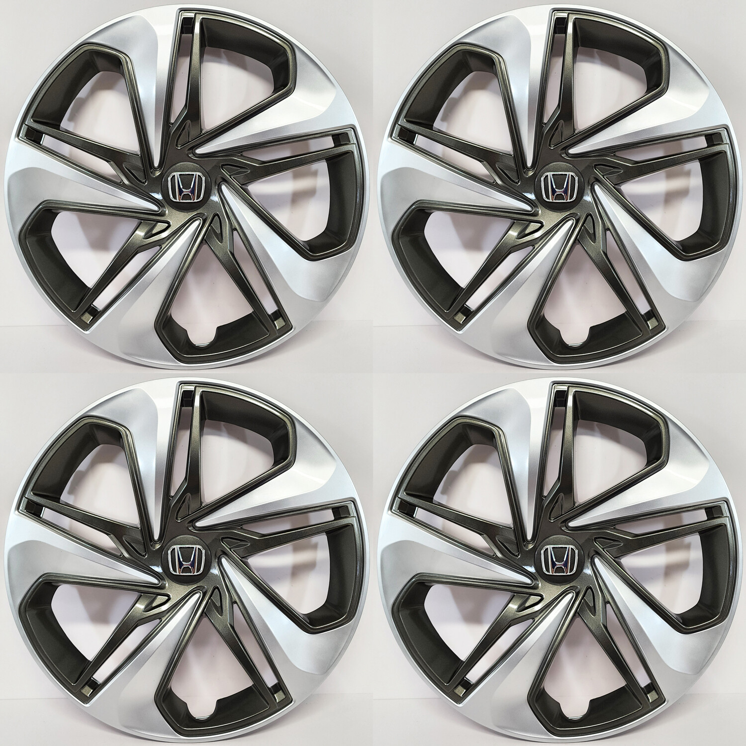 SET/4 FITS 2019-2021 Honda Civic LX 16″ Hubcaps / Wheel Covers # 541-16SC + LOGO