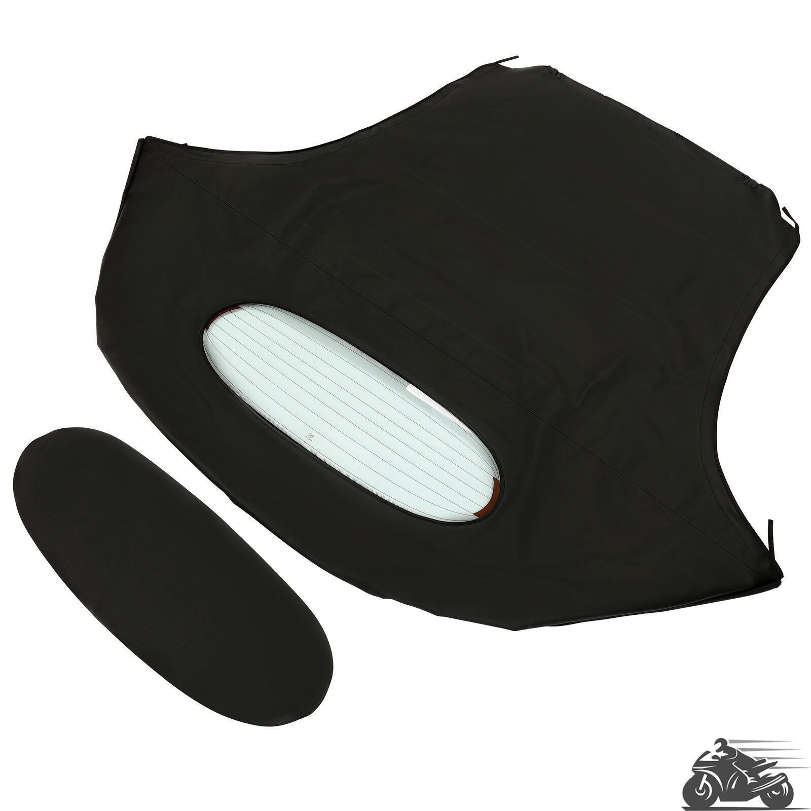 For Mitsubishi Eclipse 00-05 Convertible Soft Top w/ Heated Glass Window, Black