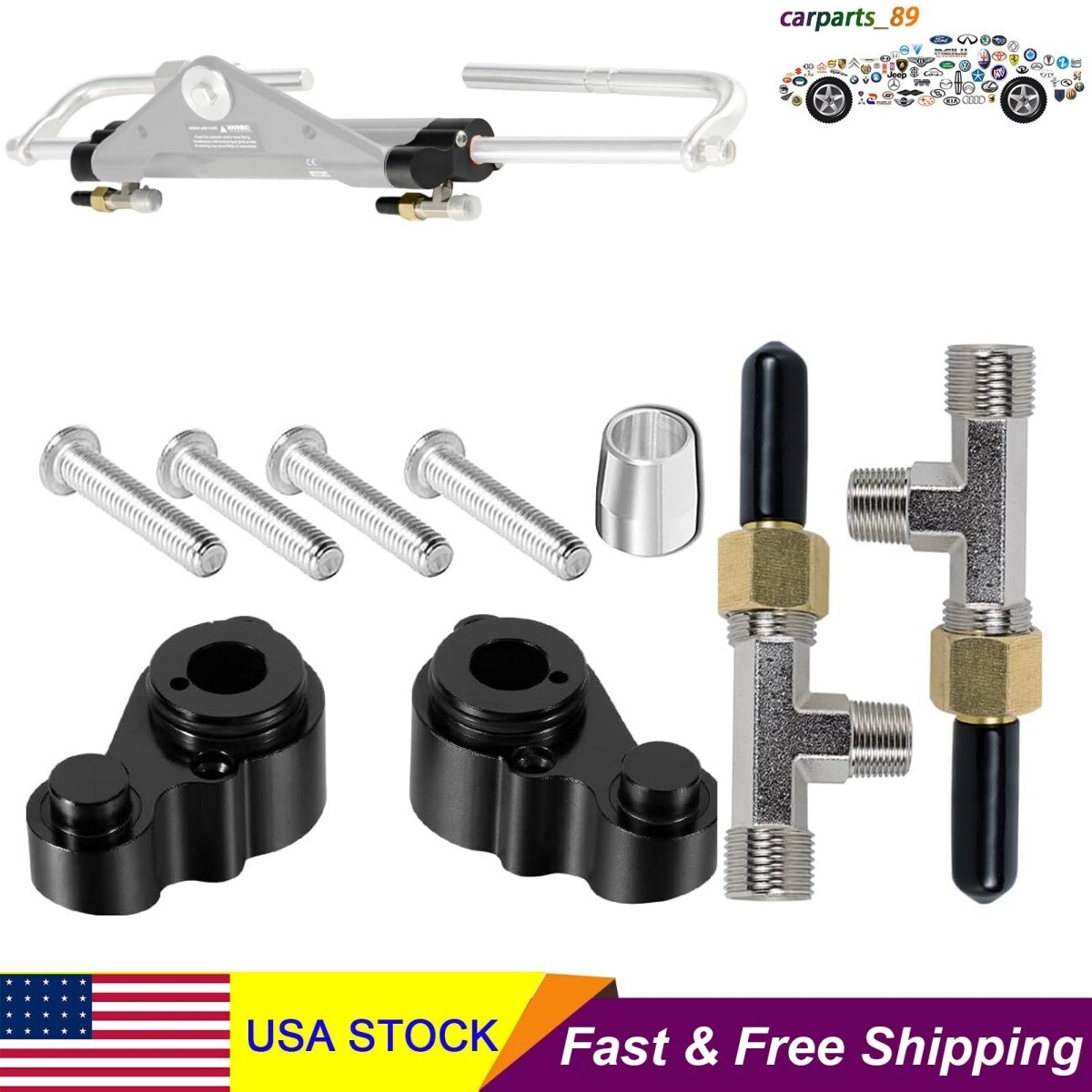 HP4600 Cylinder Gland Kit & HF4202 Bleeder Tee Kit for Baystar HC4645H HC4648H