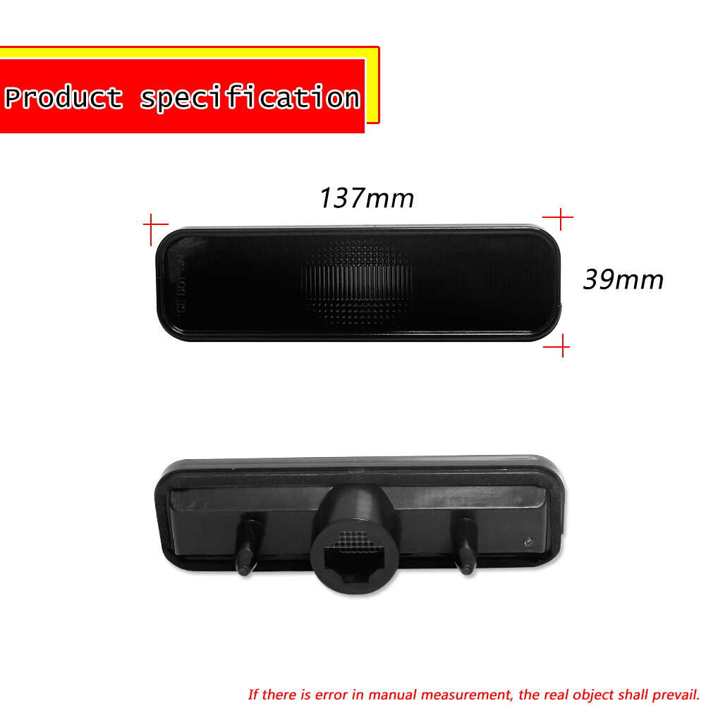 4PC Smoked Front & Rear Side Marker Light Housing For 1970-1973 Chevrolet Camaro